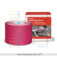 Bandagem Vitaltape Kinesio Sports Pink 5cm X 5m
