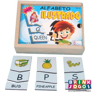 Alfabeto Ilustrado - Inglês