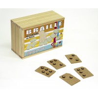 BRAILLE - Sistema Braille recortado em MDF (COD. 1390)