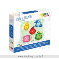 Torre de Encaixe Cores e Formas