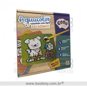 Aquacolor colorindo com água 