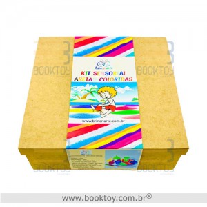 Kit Sensorial Areias Coloridas