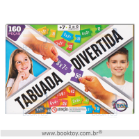 Jogo Educativo Tabuada Divertida Com 160 Peças - Tóia