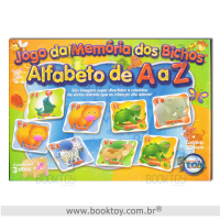 Jogo da Memória dos Bichos Alfabeto de A a Z