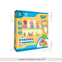 Trenzinho de Números Jogo de Encaixe