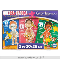 Quebra-Cabeça Progressivo Corpo Humano