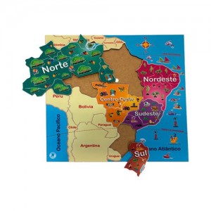 Quebra-Cabeça Mapa Regiões