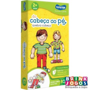 Da cabeça ao pé quebra-cabeça
