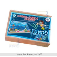 Quebra Cabeça Gigante Fundo do Mar 12 Peças