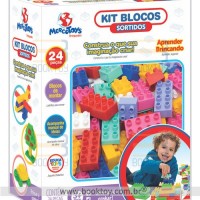 Kit Blocos Sortidos 24 Peças