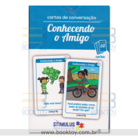 Cartas de conversação conhecendo o amigo (Azul) 