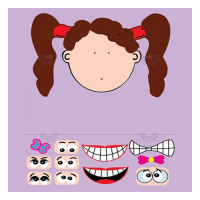 Painel Rosto Menina 
