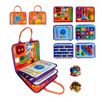 LIVRO EDUCATIVO MONTESSORI MEU LIVRINHO SENSORIAL MALETA EDUCATIVA - ABC