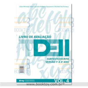 TDE II Livro de Avaliação Subteste Escrita 1° a 4° Ano Vol. 4