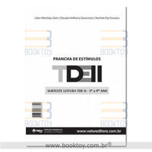 TDE II Prancha de Estímulos Subteste Leitura 5°a 9° Ano