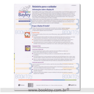 Bayley III Relatório para o Cuidador
