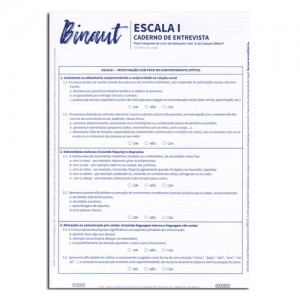 Binaut Escala I Caderno de Entrevista Livro de Aplicação I Vol. 2 Binaut Escala I Caderno de Entrevista Livro de Aplicação I Vol. 2