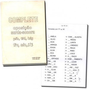 Complete (Oposição surda-sonora) Complete (Oposição surda-sonora)