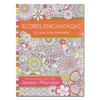 Flores Encantadas Livro para colorir antiestresse