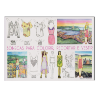 Bonecas para Colorir, Recortar e Vestir 