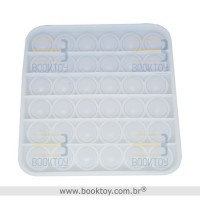 Pop It Fidget Silicone Muda Cor no Sol (Quadrado)