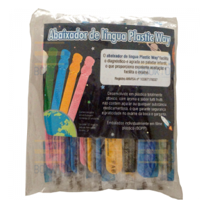 Abaixador de língua PlasticWay 