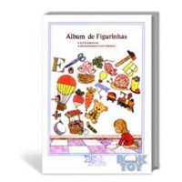 Álbum com 168 figuras auto-adesivas selecionadas por Fonemas 